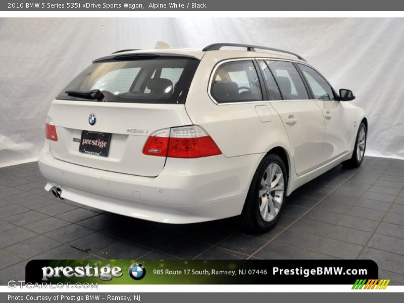 Alpine White / Black 2010 BMW 5 Series 535i xDrive Sports Wagon