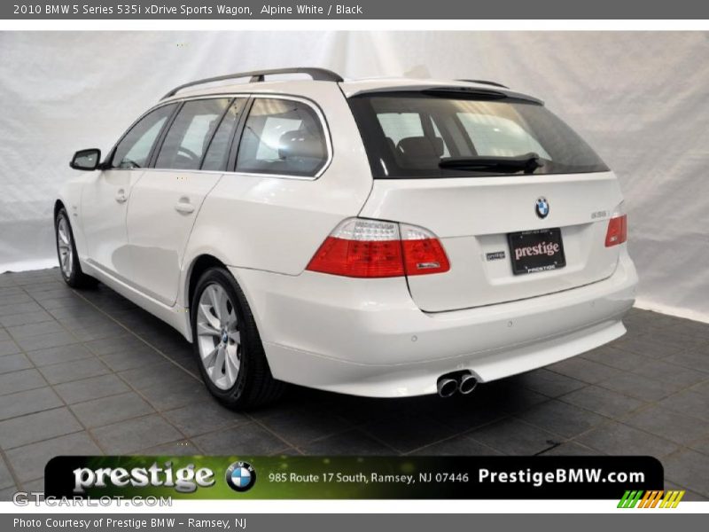 Alpine White / Black 2010 BMW 5 Series 535i xDrive Sports Wagon
