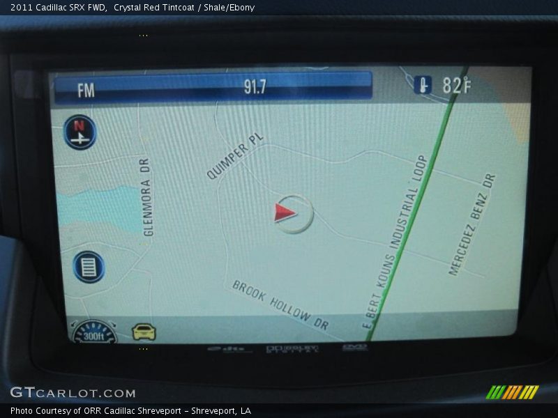 Crystal Red Tintcoat / Shale/Ebony 2011 Cadillac SRX FWD