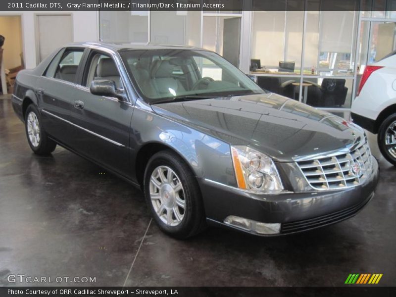 Gray Flannel Metallic / Titanium/Dark Titanium Accents 2011 Cadillac DTS