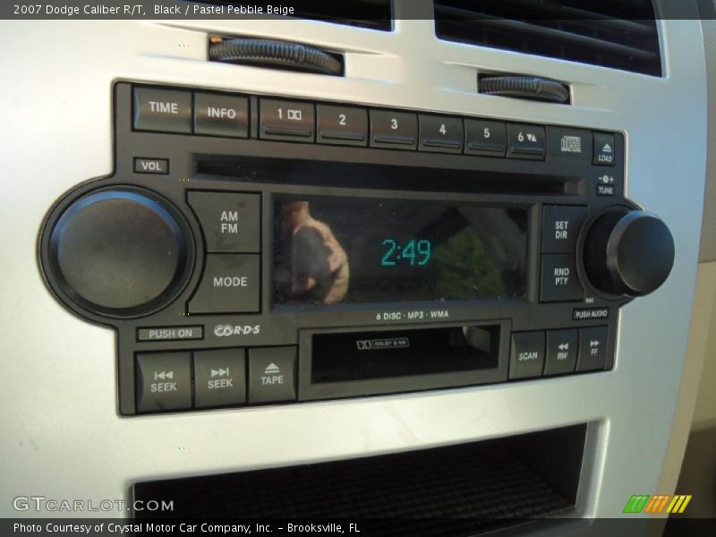 Black / Pastel Pebble Beige 2007 Dodge Caliber R/T