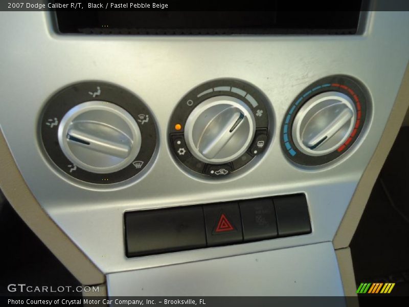 Black / Pastel Pebble Beige 2007 Dodge Caliber R/T