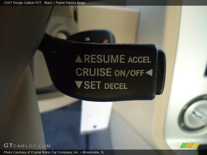 Black / Pastel Pebble Beige 2007 Dodge Caliber R/T