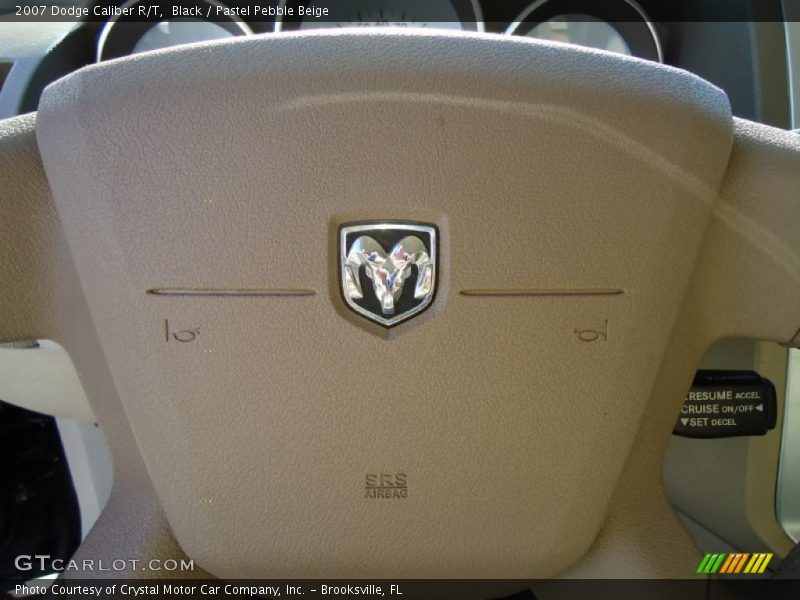 Black / Pastel Pebble Beige 2007 Dodge Caliber R/T