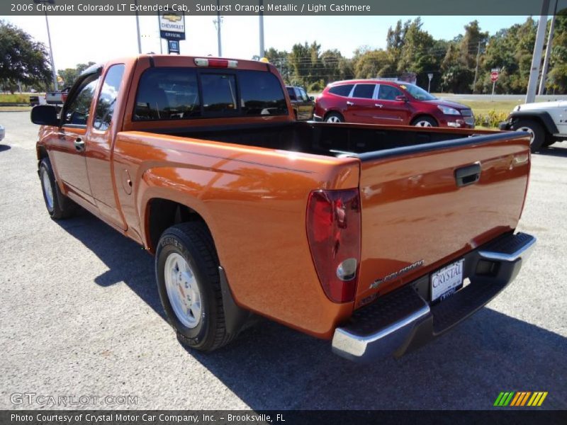 Sunburst Orange Metallic / Light Cashmere 2006 Chevrolet Colorado LT Extended Cab