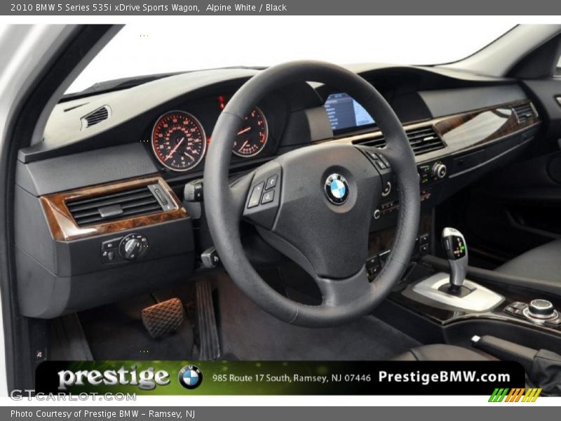 Alpine White / Black 2010 BMW 5 Series 535i xDrive Sports Wagon