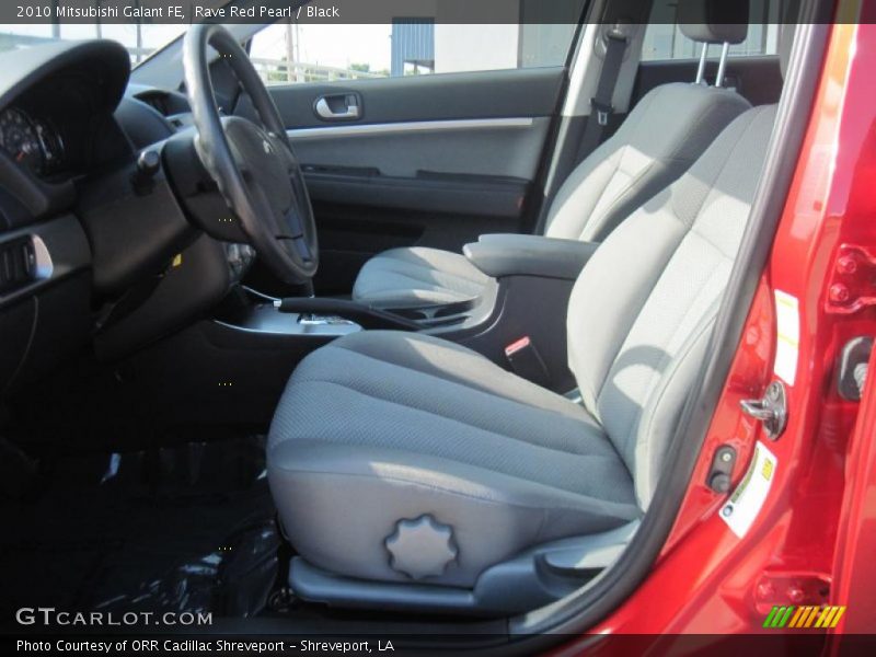 Rave Red Pearl / Black 2010 Mitsubishi Galant FE