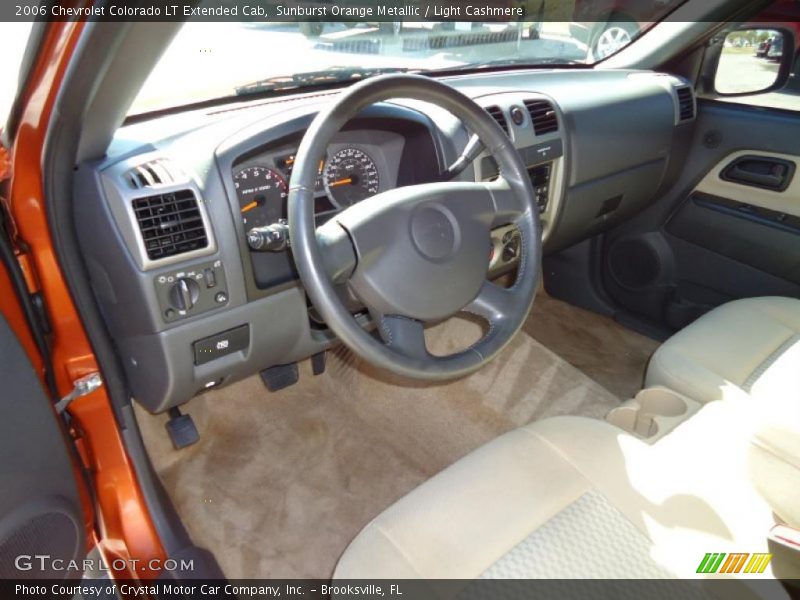 Sunburst Orange Metallic / Light Cashmere 2006 Chevrolet Colorado LT Extended Cab
