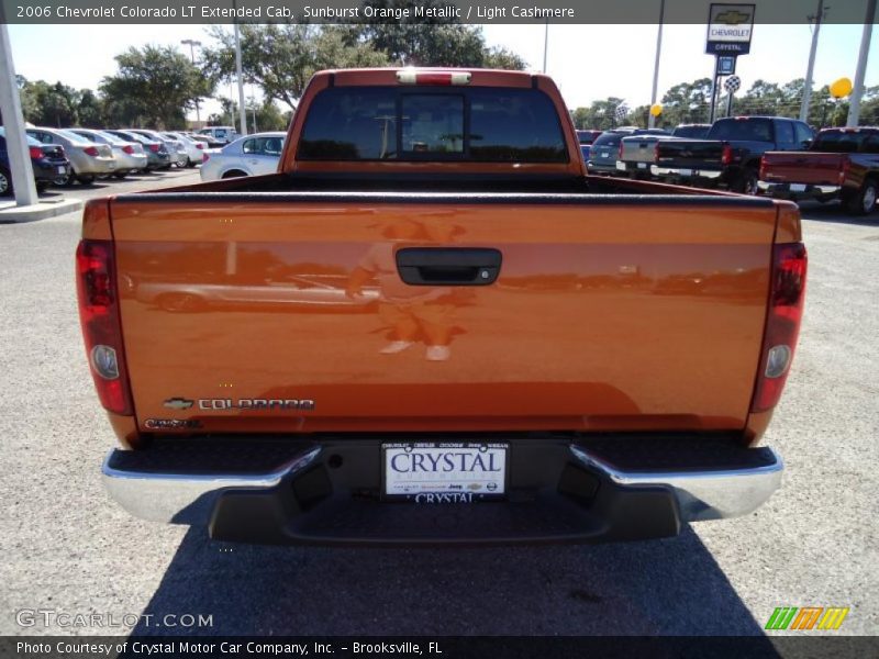 Sunburst Orange Metallic / Light Cashmere 2006 Chevrolet Colorado LT Extended Cab