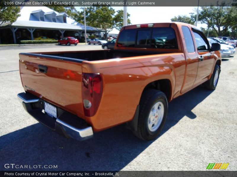 Sunburst Orange Metallic / Light Cashmere 2006 Chevrolet Colorado LT Extended Cab