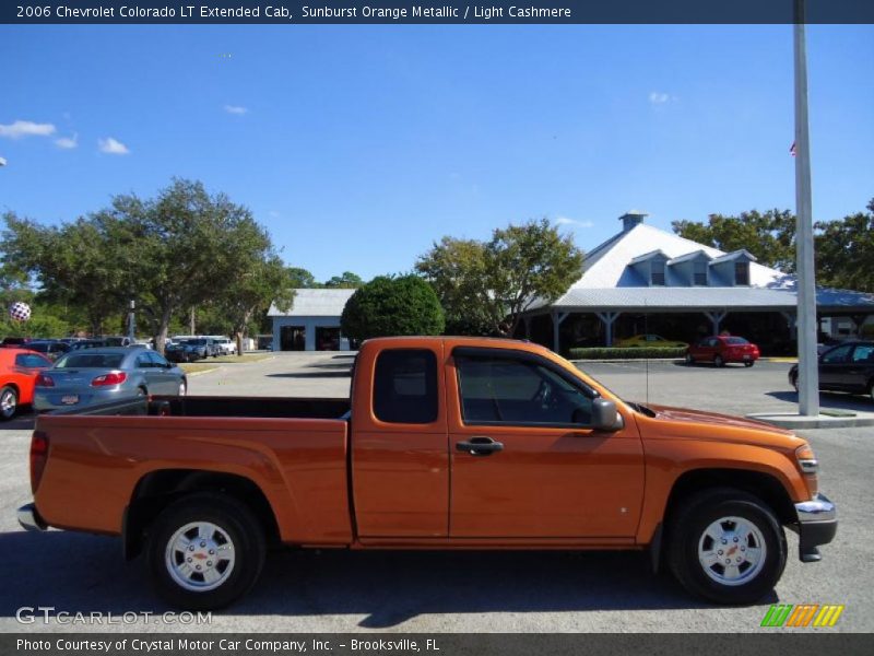 Sunburst Orange Metallic / Light Cashmere 2006 Chevrolet Colorado LT Extended Cab