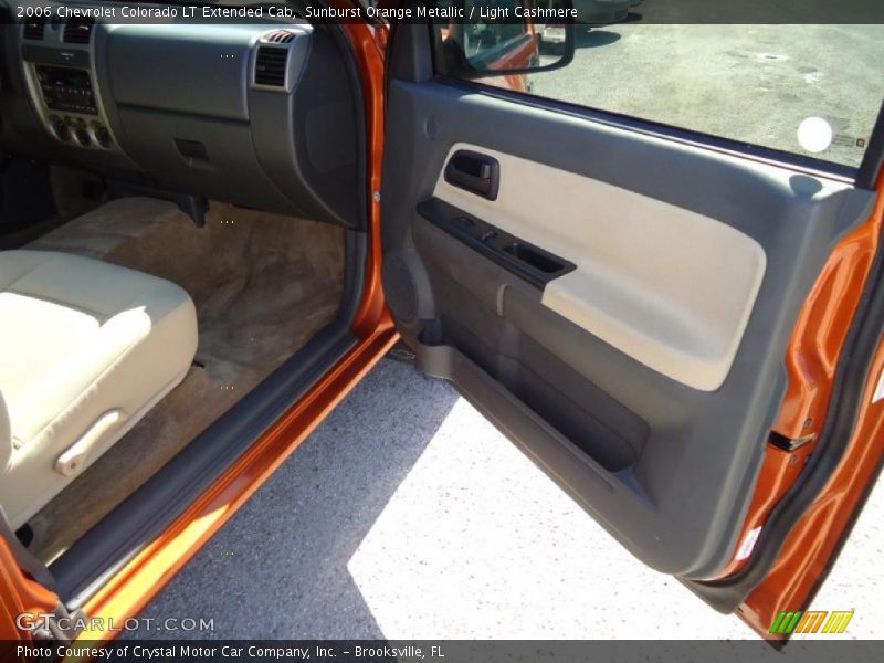 Sunburst Orange Metallic / Light Cashmere 2006 Chevrolet Colorado LT Extended Cab