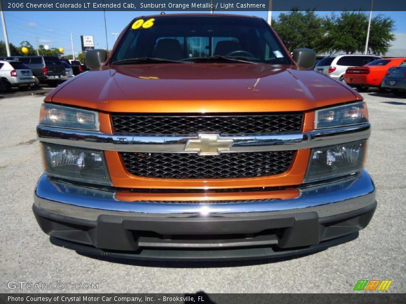 Sunburst Orange Metallic / Light Cashmere 2006 Chevrolet Colorado LT Extended Cab