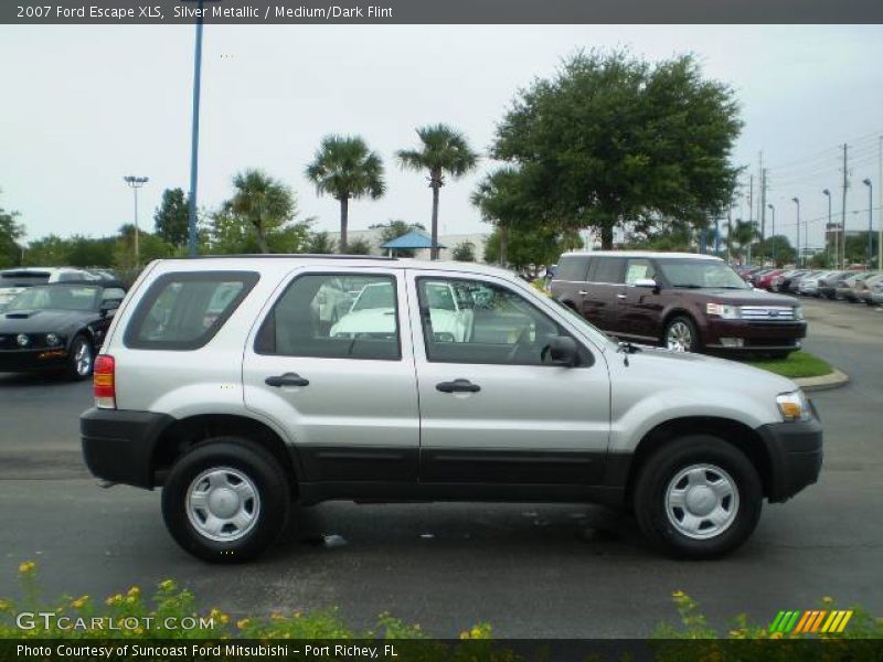Silver Metallic / Medium/Dark Flint 2007 Ford Escape XLS