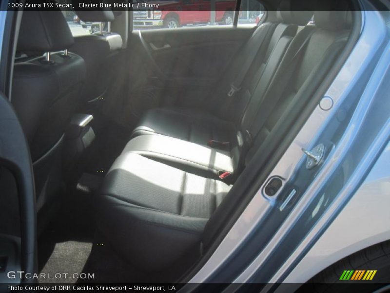 Glacier Blue Metallic / Ebony 2009 Acura TSX Sedan