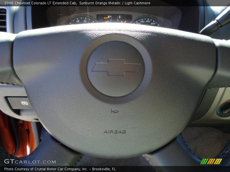 Sunburst Orange Metallic / Light Cashmere 2006 Chevrolet Colorado LT Extended Cab