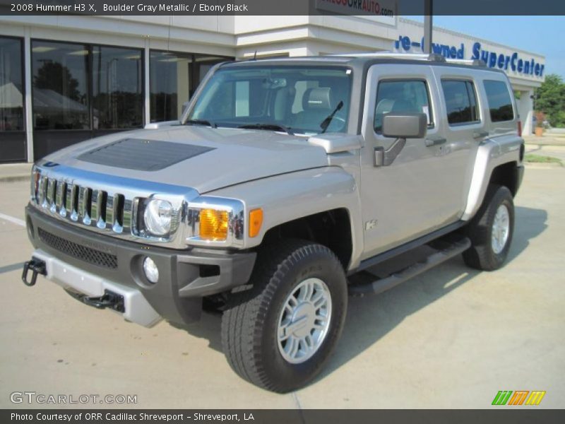 Boulder Gray Metallic / Ebony Black 2008 Hummer H3 X