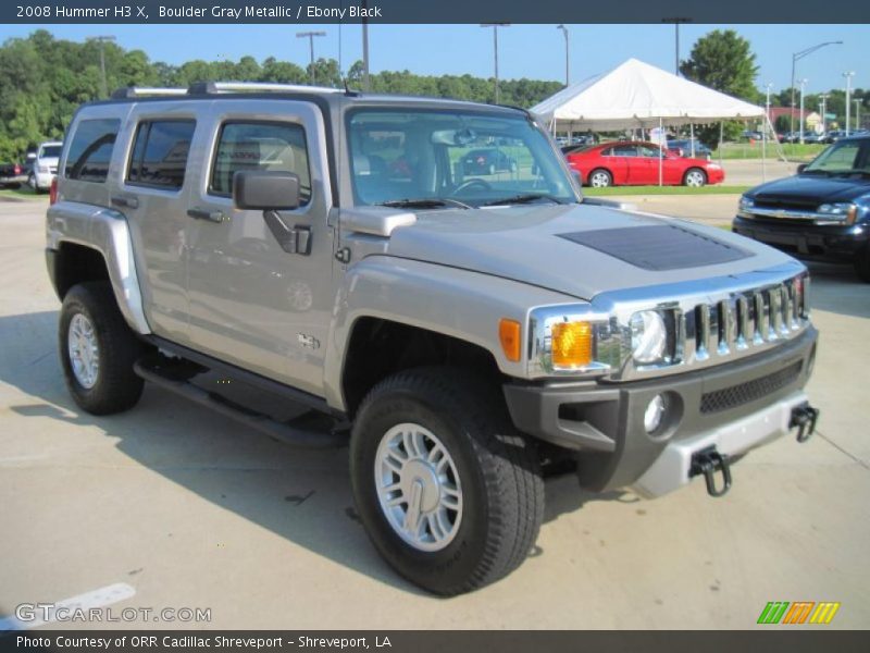 Boulder Gray Metallic / Ebony Black 2008 Hummer H3 X