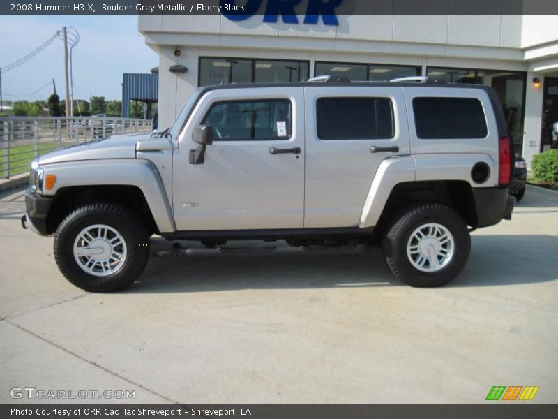 Boulder Gray Metallic / Ebony Black 2008 Hummer H3 X