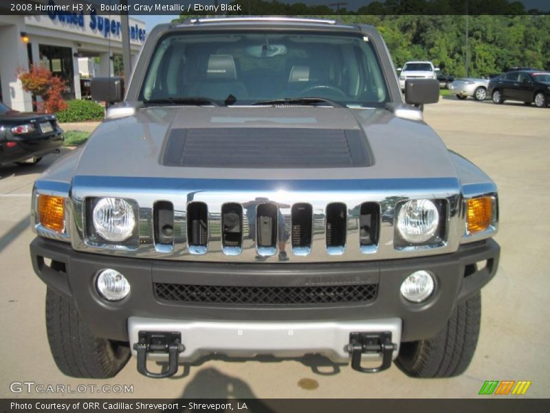 Boulder Gray Metallic / Ebony Black 2008 Hummer H3 X