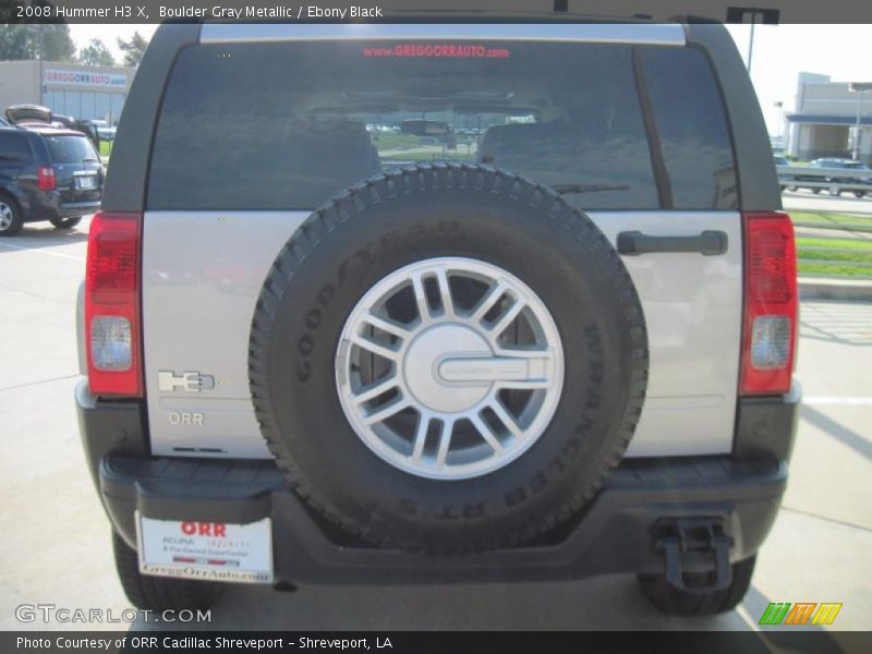 Boulder Gray Metallic / Ebony Black 2008 Hummer H3 X