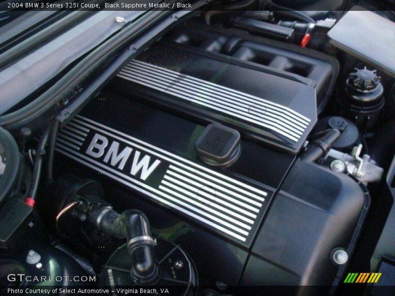 Black Sapphire Metallic / Black 2004 BMW 3 Series 325i Coupe