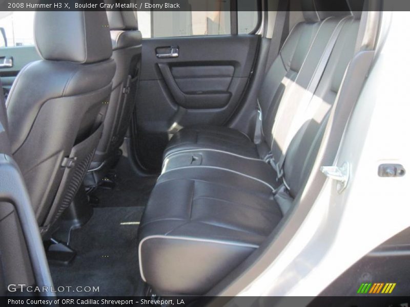 Boulder Gray Metallic / Ebony Black 2008 Hummer H3 X