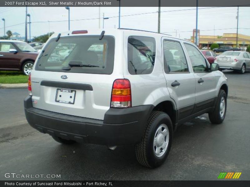 Silver Metallic / Medium/Dark Flint 2007 Ford Escape XLS