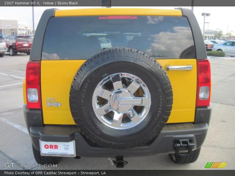 Yellow / Ebony Black 2007 Hummer H3 X