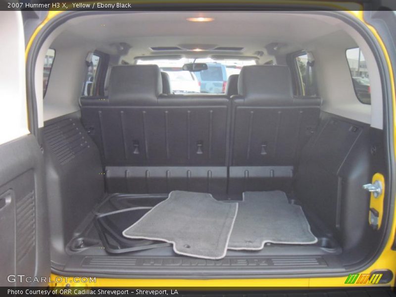 Yellow / Ebony Black 2007 Hummer H3 X