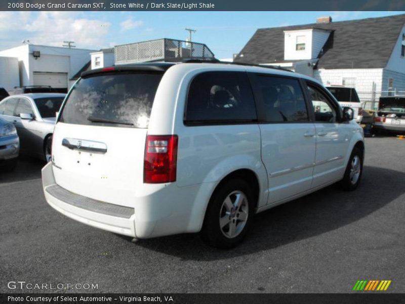 Stone White / Dark Slate/Light Shale 2008 Dodge Grand Caravan SXT