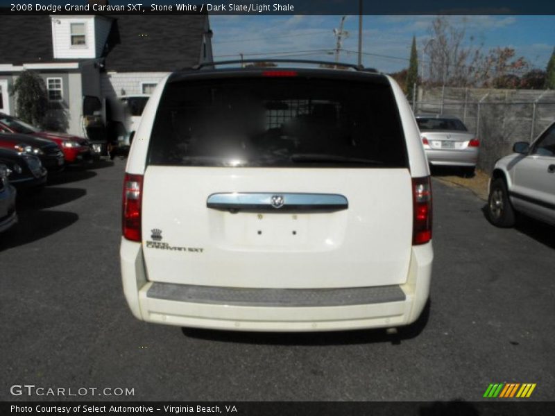 Stone White / Dark Slate/Light Shale 2008 Dodge Grand Caravan SXT