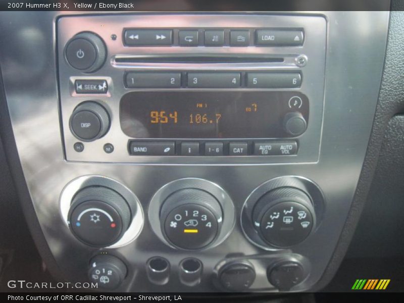 Yellow / Ebony Black 2007 Hummer H3 X