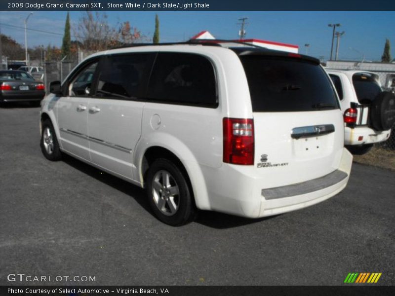 Stone White / Dark Slate/Light Shale 2008 Dodge Grand Caravan SXT