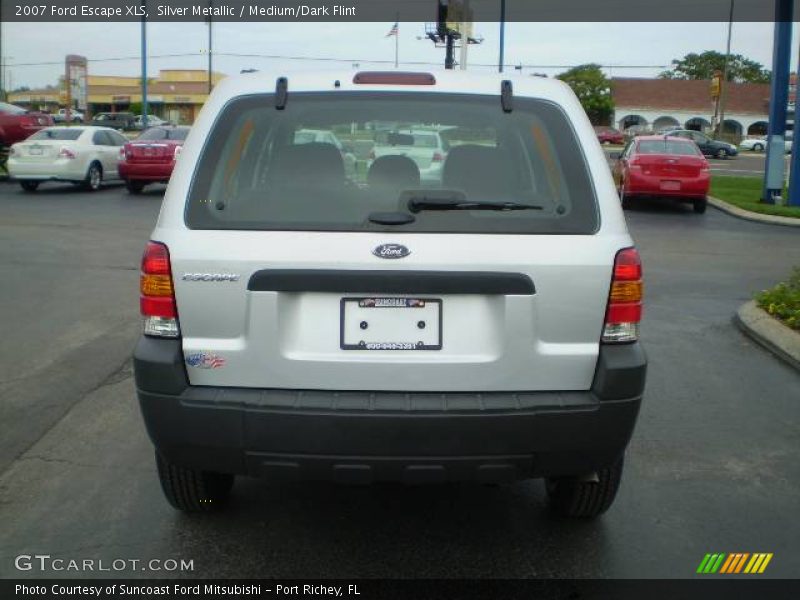 Silver Metallic / Medium/Dark Flint 2007 Ford Escape XLS