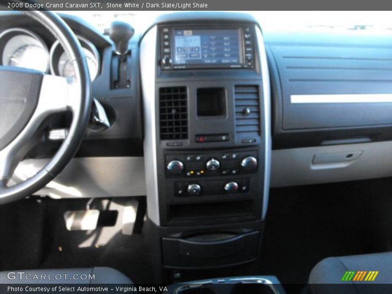 Stone White / Dark Slate/Light Shale 2008 Dodge Grand Caravan SXT