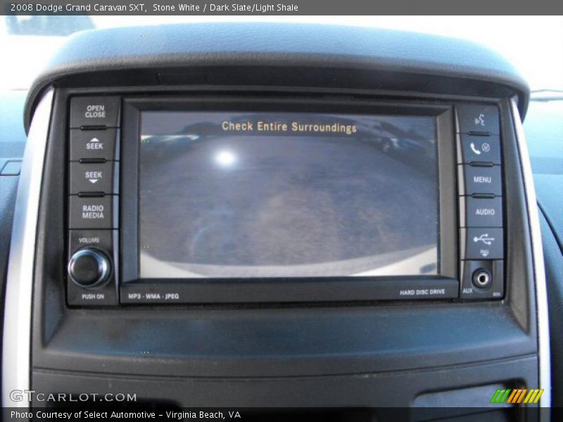 Stone White / Dark Slate/Light Shale 2008 Dodge Grand Caravan SXT
