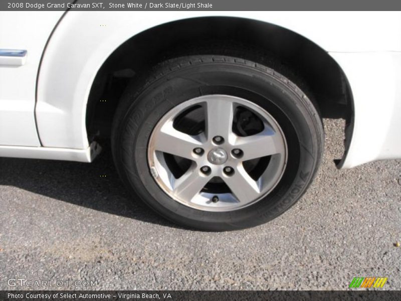 Stone White / Dark Slate/Light Shale 2008 Dodge Grand Caravan SXT