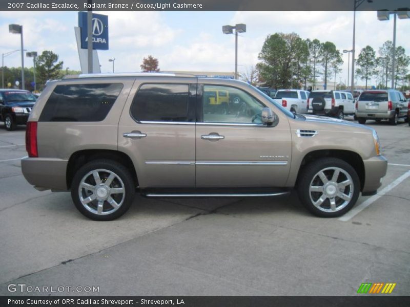 Radiant Bronze / Cocoa/Light Cashmere 2007 Cadillac Escalade