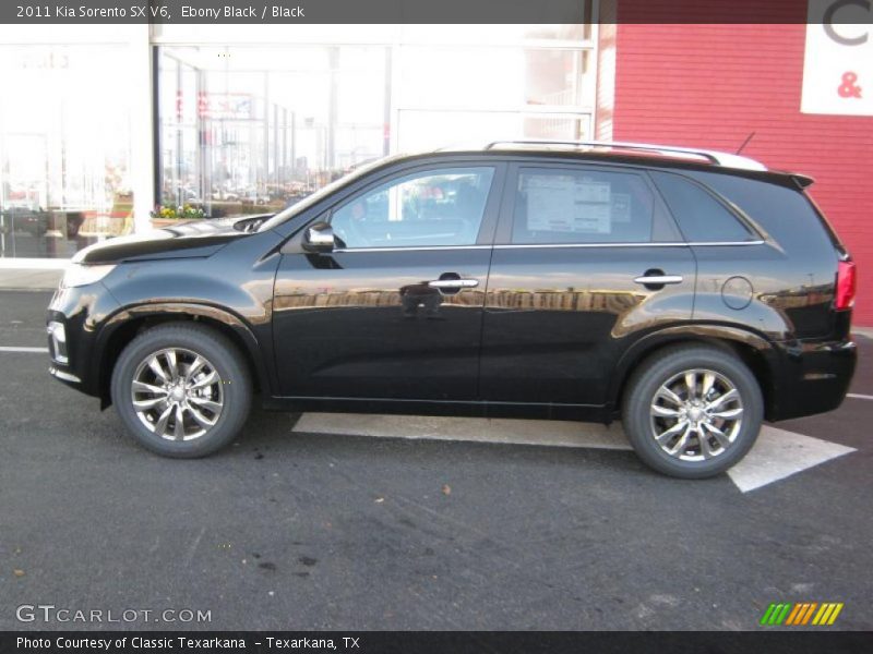 Ebony Black / Black 2011 Kia Sorento SX V6