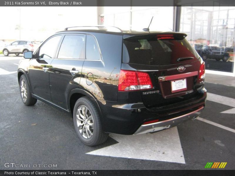 Ebony Black / Black 2011 Kia Sorento SX V6