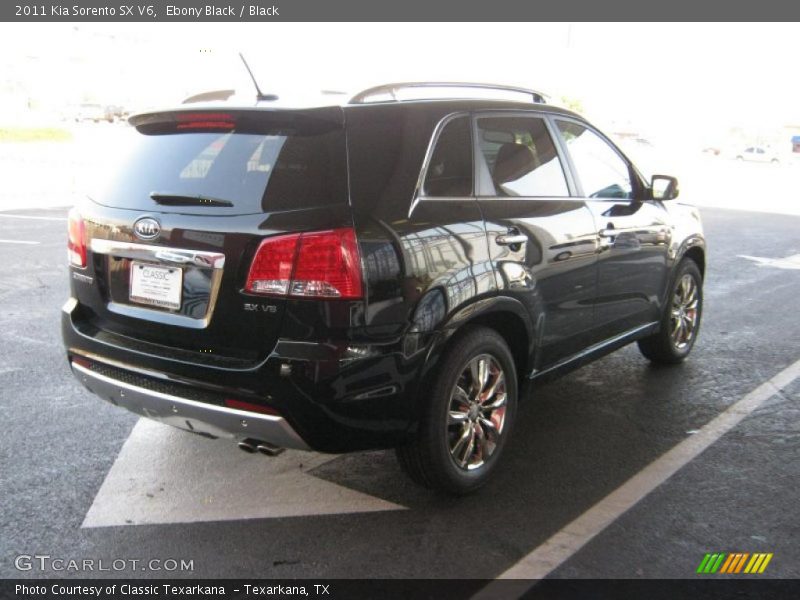 Ebony Black / Black 2011 Kia Sorento SX V6
