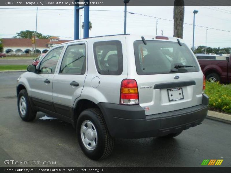 Silver Metallic / Medium/Dark Flint 2007 Ford Escape XLS