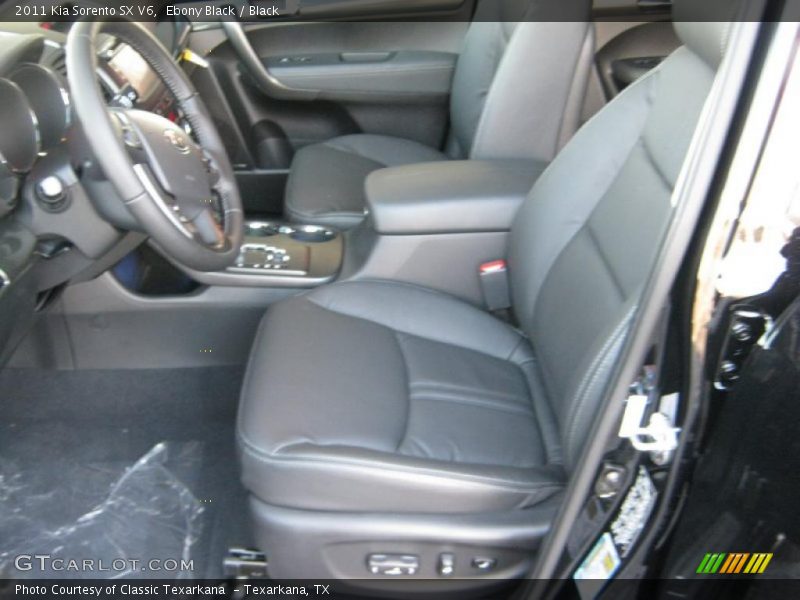 Ebony Black / Black 2011 Kia Sorento SX V6
