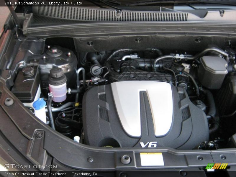Ebony Black / Black 2011 Kia Sorento SX V6