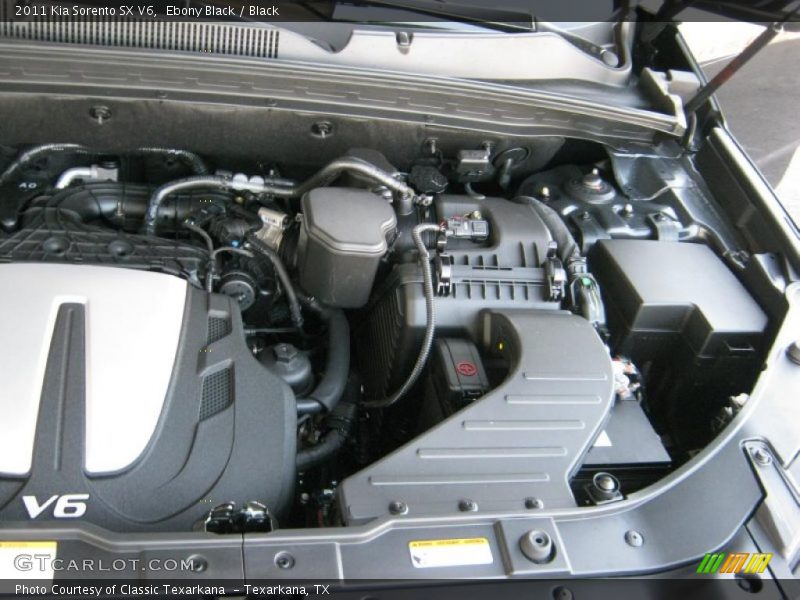 Ebony Black / Black 2011 Kia Sorento SX V6
