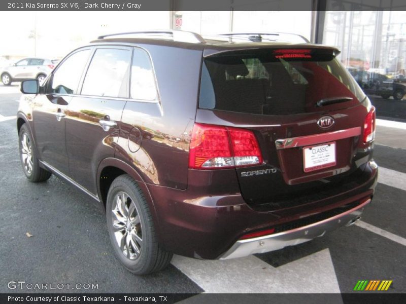 Dark Cherry / Gray 2011 Kia Sorento SX V6