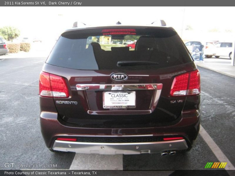 Dark Cherry / Gray 2011 Kia Sorento SX V6