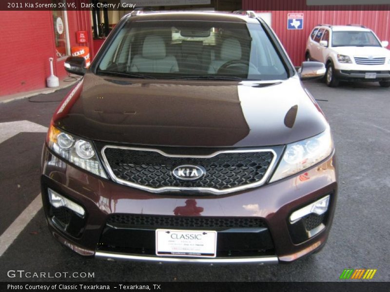 Dark Cherry / Gray 2011 Kia Sorento SX V6