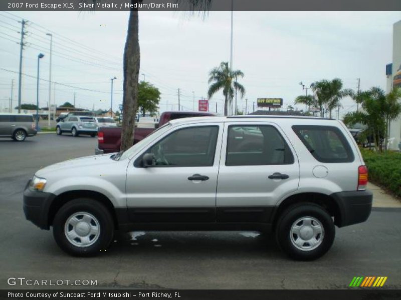 Silver Metallic / Medium/Dark Flint 2007 Ford Escape XLS